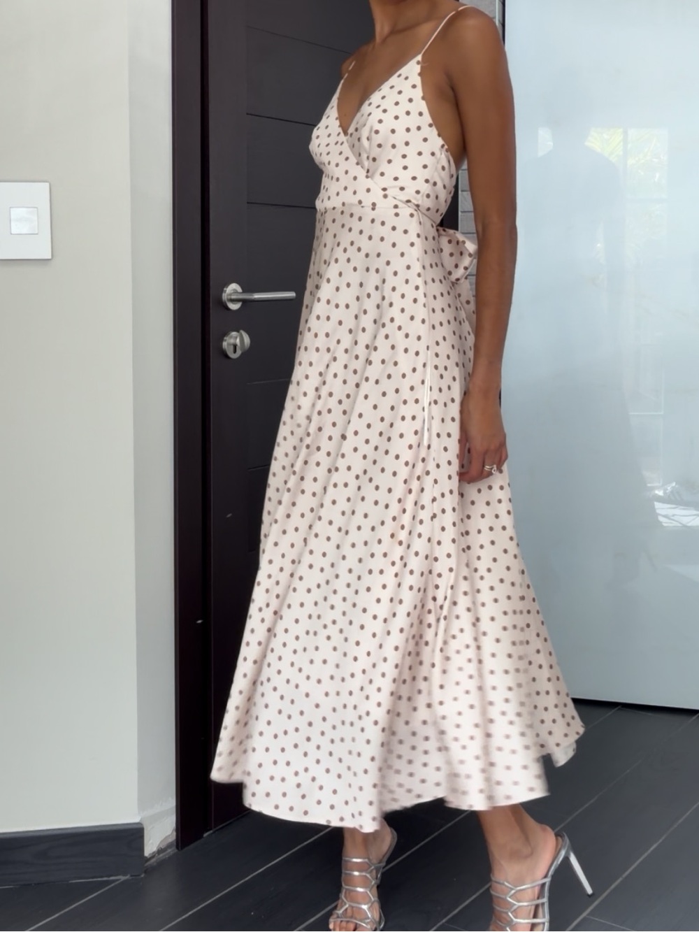 Zara polka dot dress